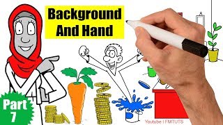 How to Change Background or Hand in VideoScribe | Whiteboard Animation English Tutorial