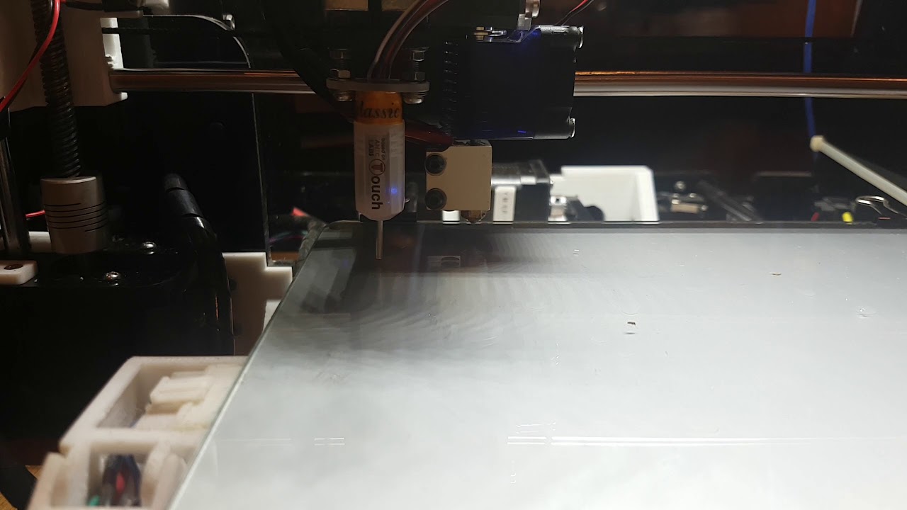 BLTOUCH auto leveling - YouTube
