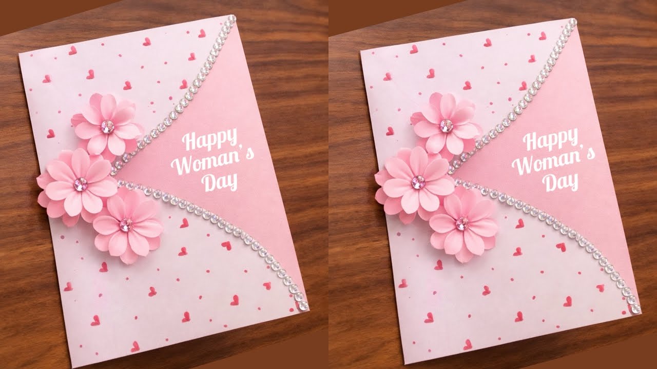 Woman’s day greeting card idea | woman’s day greeting card idea 