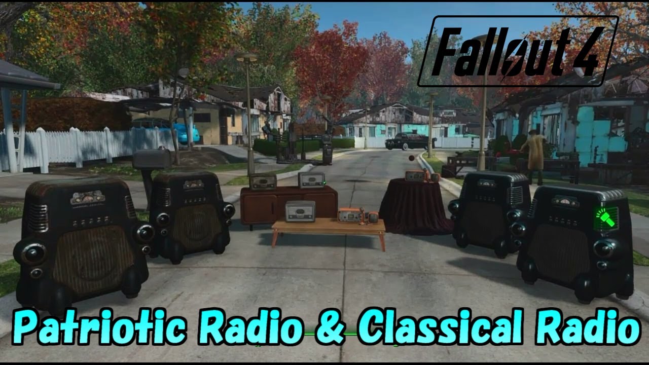 [PS4版fallout4]フォールアウト4 Mod Patriotic Radio & Classical Radio YouTube