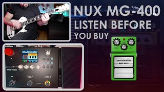 : NUX MG-400 DETAILED SOUND DEMO (40 Presets with Scenes)