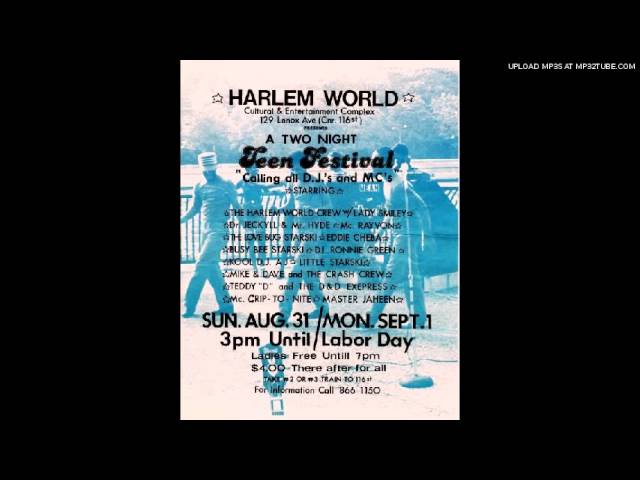 在 YouTube 上观看 266- Rayvon, Mr. Hyde and D.J. M.C. Spivey Harlem World 1981