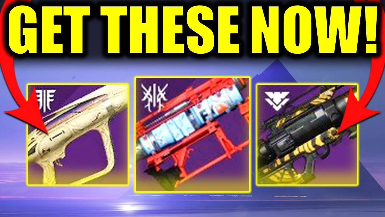 Destiny 2: You NEED to get these Weapons before Season 13!