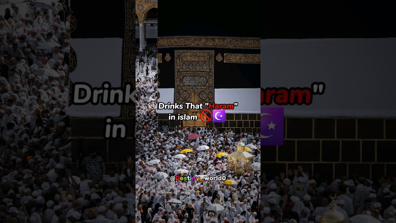Top 4 Haram Drinks in islam | Short & Informative | 