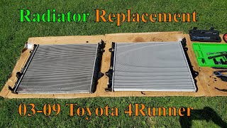 How to Replace Radiator 03-09 Toyota 4Runner