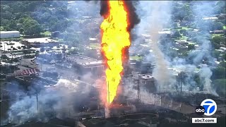 Explosion rocks liquid natural gas pipeline in Texas