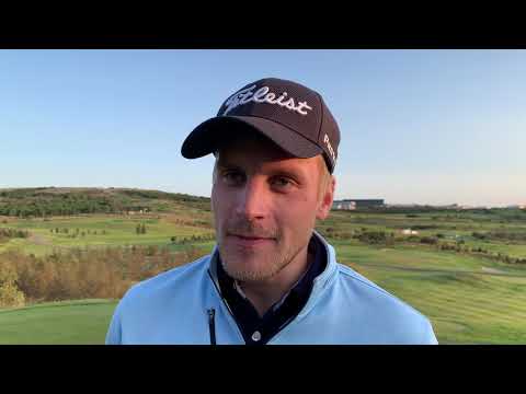 Haraldur Franklín Magnús eftir 1. keppnisdag á Íslandsmótinu í golfi 2019