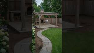 Empty space to cozy Backyard Transformation 💒⛲💚💙