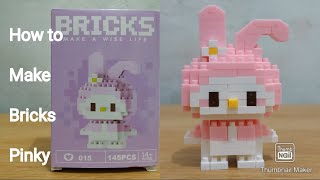 Nano Block | Lego Mini | Bricks - Pinky
