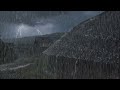 Rain & Distant Train 🚆🌧️ | Relaxing Night Ambience