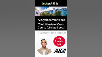 The Ultimate AI Crash Course Limited Spots! #ai #ai workshops #ai crash course #chatgpt5 course