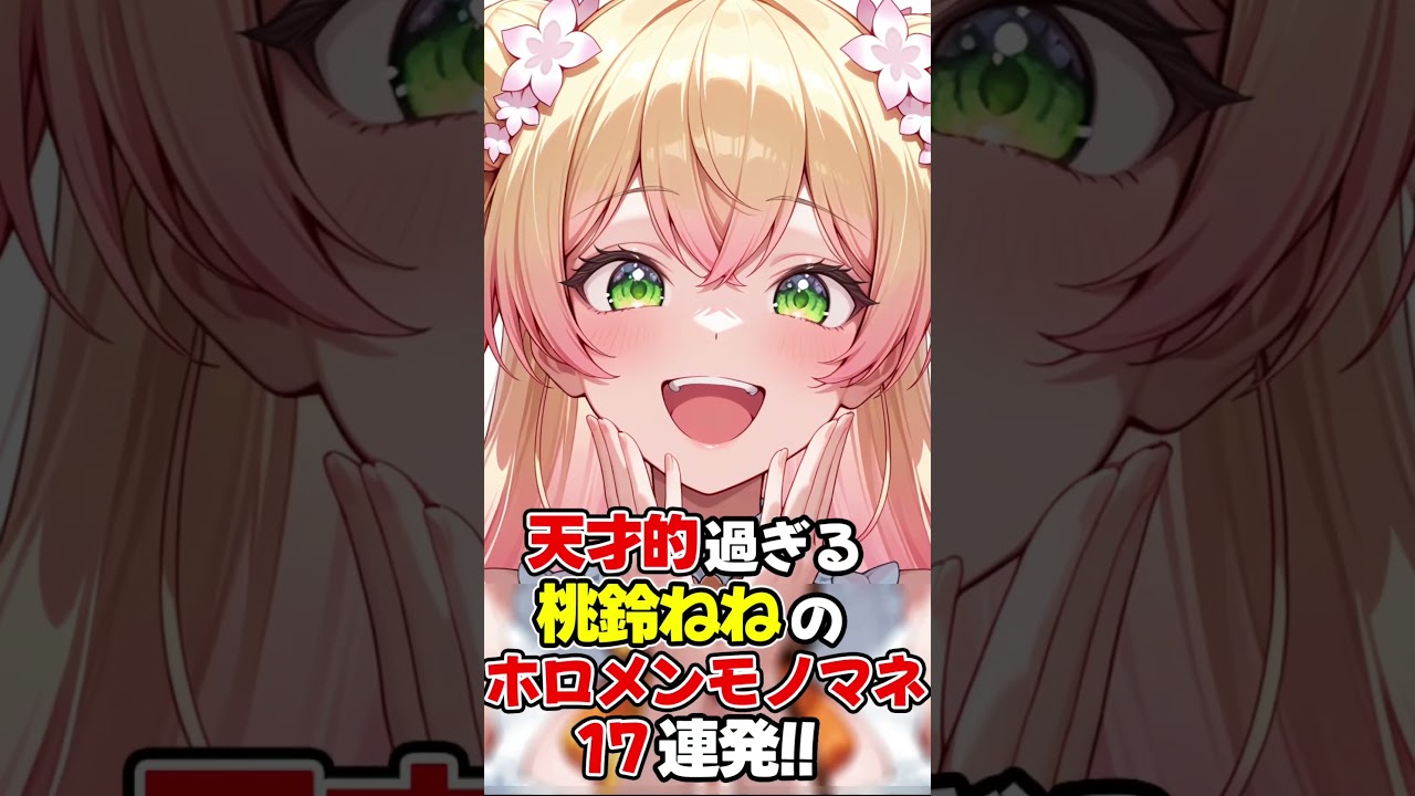 天才的過ぎるホロメンモノマネを披露する桃鈴ねね17連発【ホロライブ/ホロライブ切り抜き】#vtuber #ホロライブ #桃鈴ねね