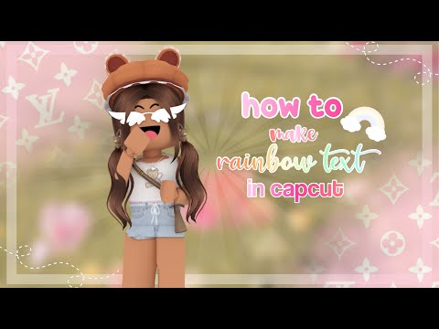 How to make Rainbow Text in Capcut! | Tutorial |