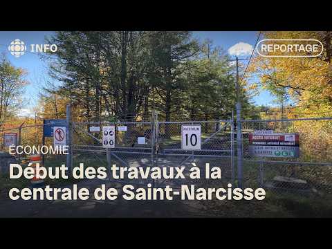 The reopening of the Saint-Narcisse power plant begins with the start of work on the site.