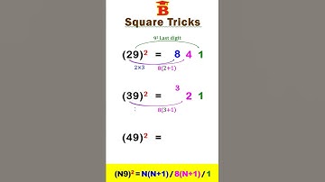 Square ending in 9 Trick