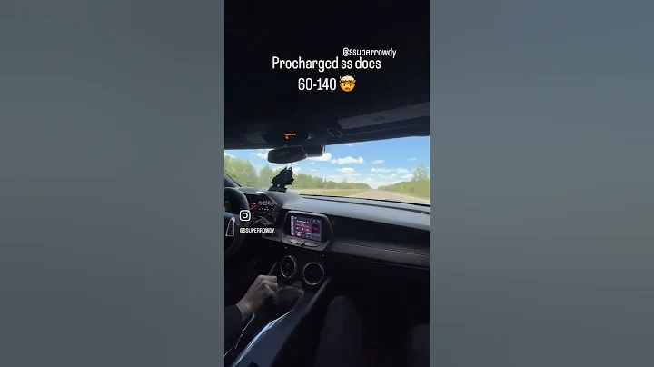 PROCHARGED CAMARO SS 60-140😳😳#procharger#camaross#ls3#cammed#manual#viralvideo#viralshorts