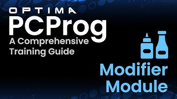 Modifier Maintenance Module // Optima PC Prog - A Comprehensive Training Guide