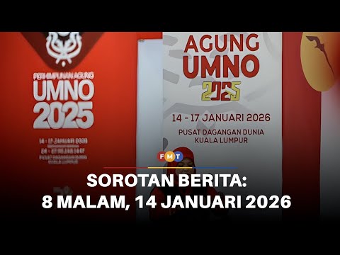 Sorotan Berita: 8 malam, 14 Januari 2026