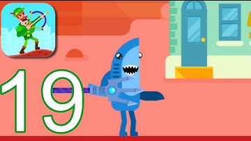 Bowmasters - Gameplay Walkthrough Part 19 - Shark (ios,Android)