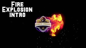 How to make fire explosion logo reveal intro in Kinemaster | Gaming intro |Kinemaster Tutorial |