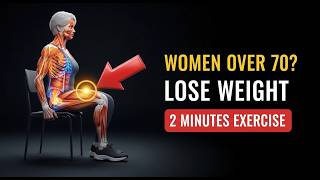 Women Over 70|Lose Weight safely with this 2minutes repeat exercise.