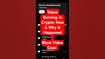 Token Burning in Crypto: How and Why it Happened? Blum Video Code | #blumcode #blum