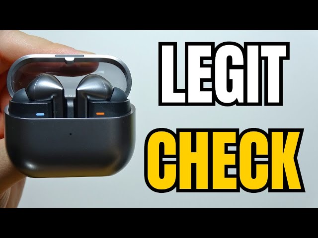 SAMSUNG Galaxy Buds 3 Pro: FAKE or ORIGINAL? Check YOURS - YouTube