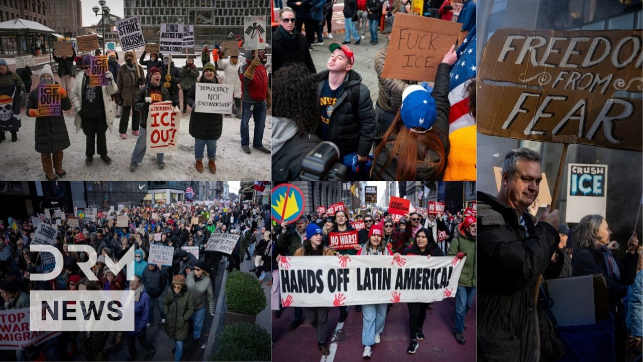 BREAKING: 12 Arrested as Anti-ICE Protest Shuts Down Broadway Outside Columbia University | AC1B
