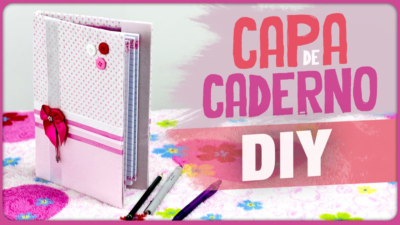 Capa de Caderno DiY | Especial Volta às Aulas diya tailors