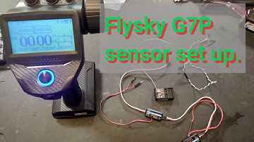 Flysky G7P sensor set up and alarms CTM01 temp CVT01 voltage