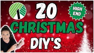 20 Dollar Tree Christmas DIYs