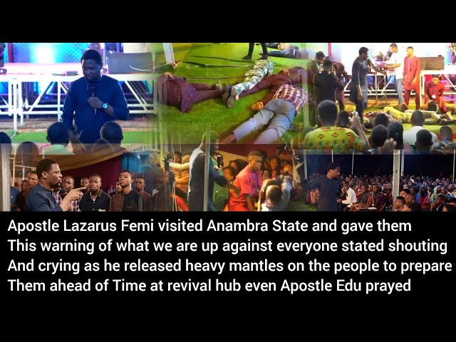 Apst Lazarus visited Anambra State & gave them this warning of what we are up against everyone cried class=