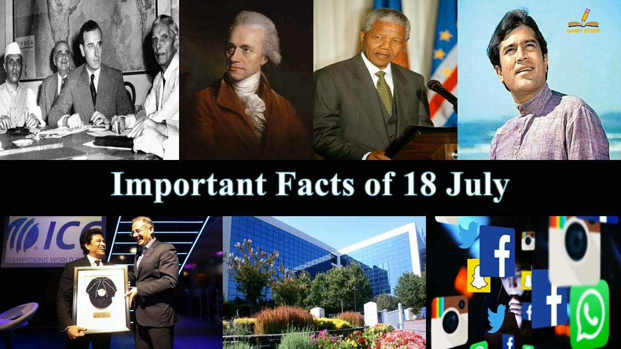 In English - History Of 18 July| Today History | On This Day | 18 July History | 18July |