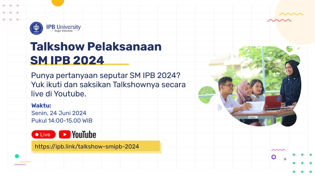 Talkshow Pelaksanaan SM IPB 2024