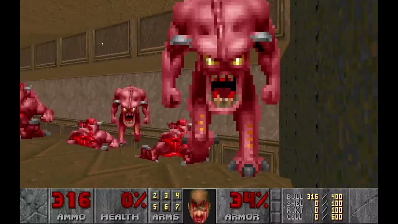 🔥 Doom II: Hell on Earth (1994) – MAP23: Barrels O’ Fun 🔥