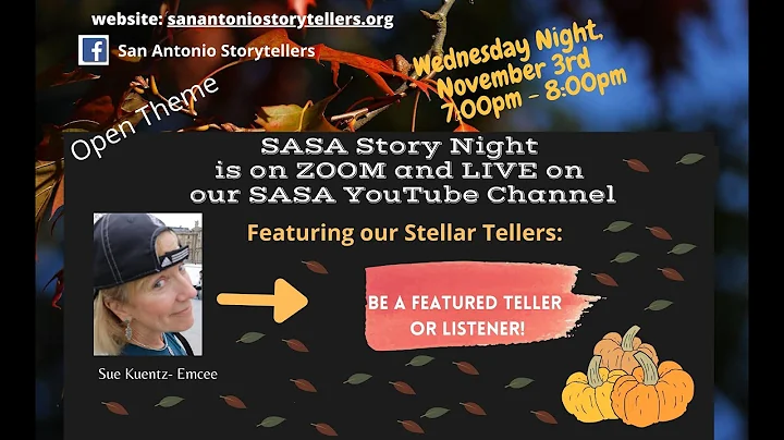 SASA Story Night -November 3, 2021