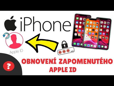 Jak OBNOVIT ZAPOMENUTÉ Apple ID | Návod | iPhone / Apple