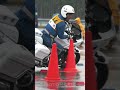 Japan's Elite Motorcycle Police Riding Technique on Honda CB1300P, 300kg+ #Motorcycle #Gymkhana