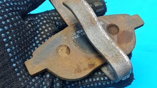 NEVER throw away your old BRAKE SHOE, but make a useful homemade product!