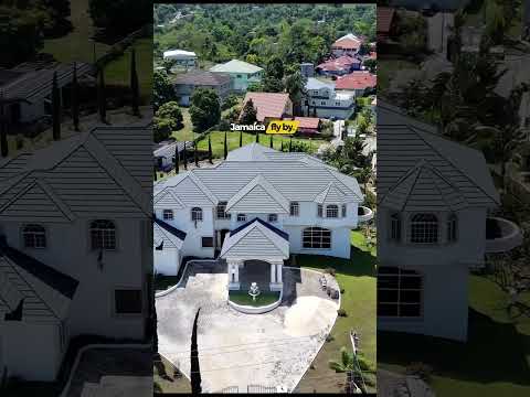 BEAUTIFUL HOUSES 🏘️ IN Jamaica 🇯🇲 WOW! #drone #jamaica #jamaicaflyby