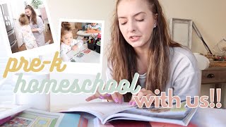 HOMESCHOOL WITH US 2022 ✏️ 👧🏼👦🏼| PRESCHOOL | 4 & 2 year old | KAYLA BUELL