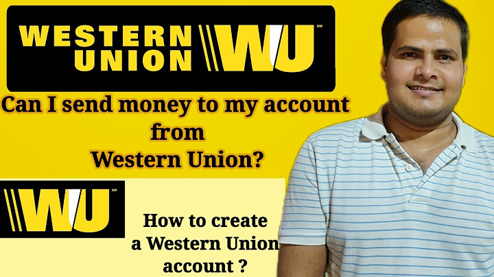 Can you send money to yourself through western union