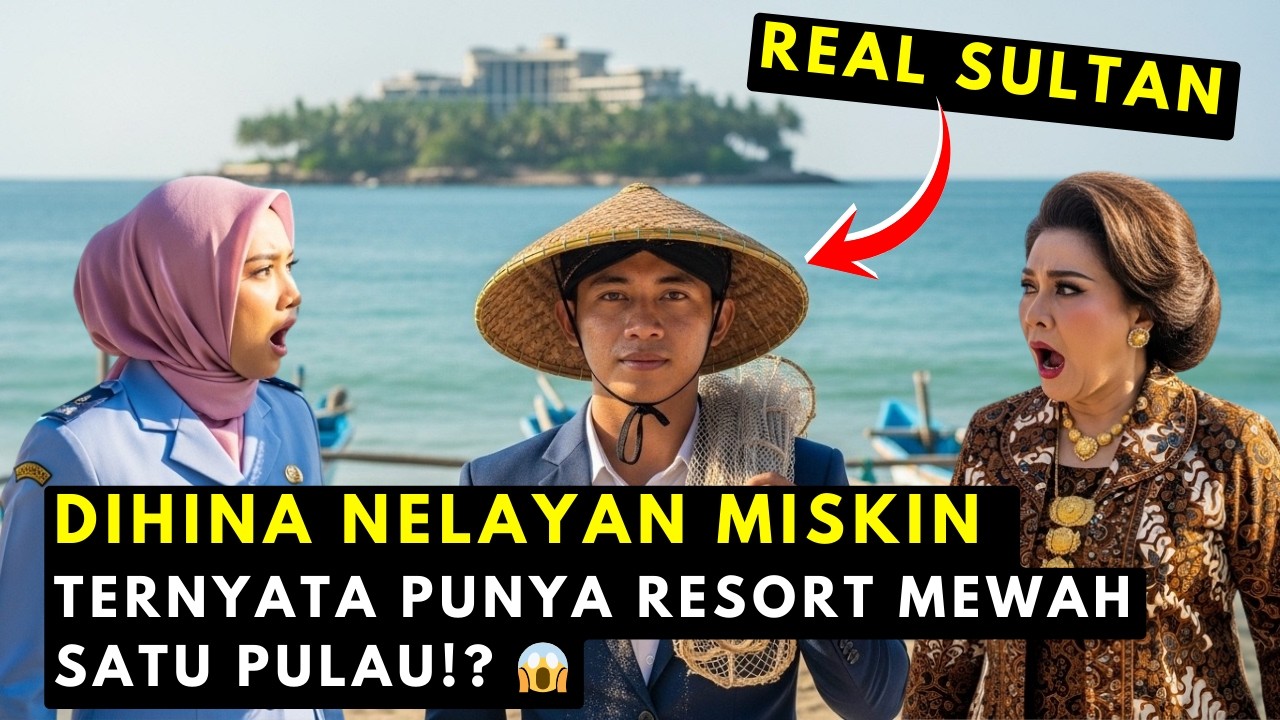 MAMPUS! Gadis ini MENJERIT histeris tahu pria nelayan yang ia hina punya resort mewah satu pulau!? 😱