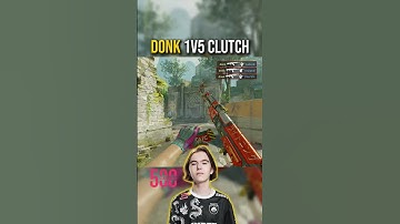 DONK is the king of the 1v5 clutch 👑🔥  #cs2 #csgo #cs2clips #donk #faceit #faceit10lvl