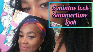 a 5-minute summertime.. makeup look| denise wilson