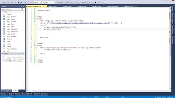 Angular JS : function call on page load