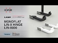 Monoflat LIN-X Hinge LIN-X800 - Sugatsune Japan