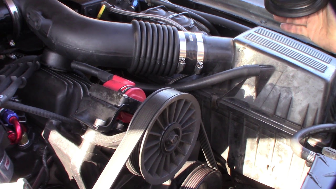 Early Bronco cold air Intake 3" Tube junkyard upgrade - YouTube