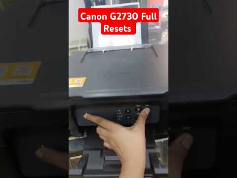 Canon G2730 Ink cleaning Full Resets  New model #canon​ #service​ #khanprinter185