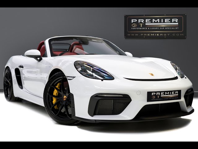 Porsche | 718 Spyder | Carrera White | Brand New Car - YouTube